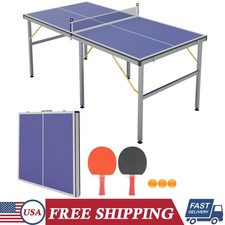 Portable Ping Pong Table 6ft x