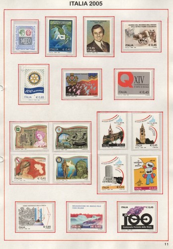 Italia 2005 annata - italia, completa