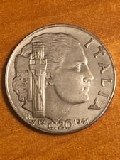 20 CENTESIMI Lire - IMPERO 1939 1940 1941 1942: Grado MB  BB qSPL