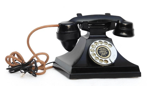 Telefono cordato bachelite - telefono, in