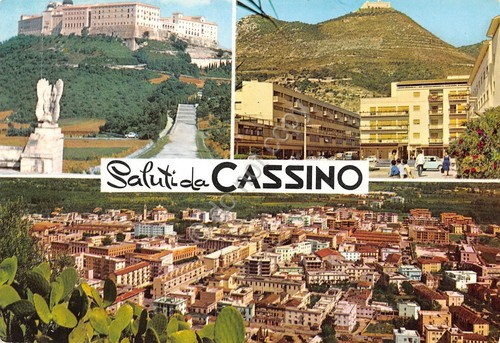 Cartolina cassino vedute - cassino,