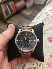 OROLOGIO CITIZEN ECO-DRIVE UOMO AVIATOR QUADRANTE NERO SPORT AW1360-12H - NUOVO