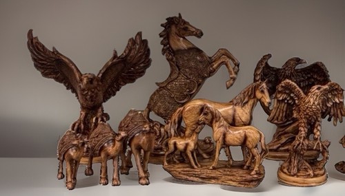 Set statuine animali effetto