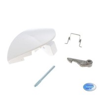 KIT MANIGLIA APERTURA OBLÒ PORTA LAVATRICE ARISTON INDESIT ORIGINALE C00075323
