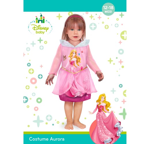 Vestito costume aurora rosa - costume,