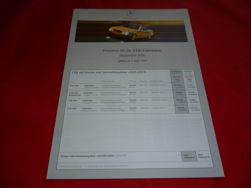 Mercedes a208 clk - mercedes, cabriolets