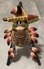 TOTEM INDIANO in resina h. 32