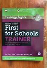 First for Schools TRAINER - Cambridge University Press CON 2 CD