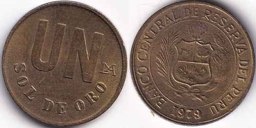 Sol oro 1979 pérou - 1, un