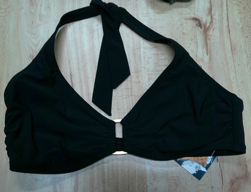 Top bikini lands end nero - top,