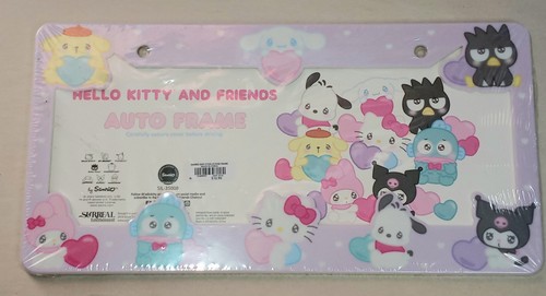 Telaio targa auto - hello, kitty