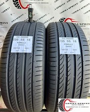 2 PNEUMATICI USATI DI OCCASIONE 235/55/18 PIRELLI ESTIVE 75% GOMME 235 55 18