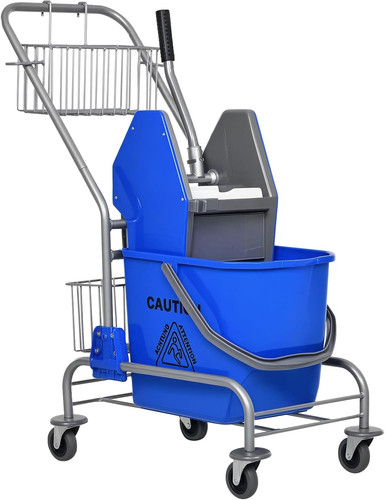 Homcom carrello pulizie - carrello,