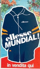 Ellesse Mundial Adesivo Vintage - Sticker - Autocollant - Decal