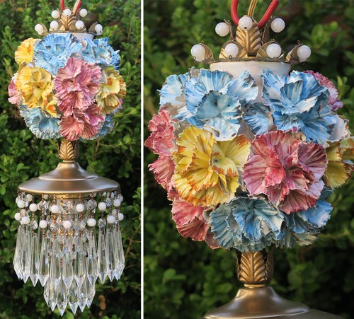 Chandelier swag vintage - chandelier,