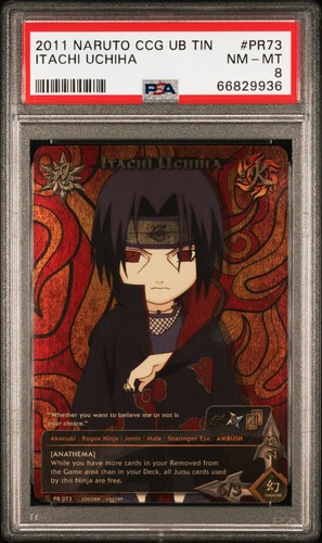 Naruto bandai tin promo itachi - tin,