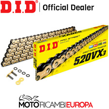 DID CATENA TRASMISSIONE 520 VX3 120 MAGLIE X-RING GOLD & BLACK