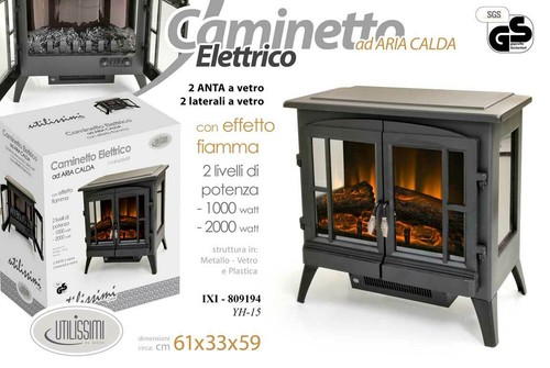 Caminetto stufa elettrica - stufa,