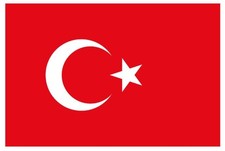  Bandiera Turchia -Stickers - Adesivo-Decorazione auto moto casa veicoli 