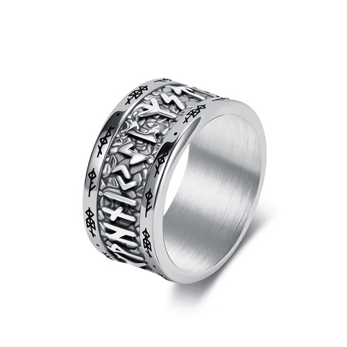 Anello runa gotico biker - gotico,