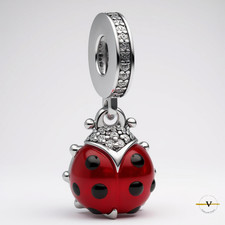 CHARM COCCINELLA ARGENTO 925