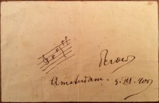 Documento autografo di Lorenzo Perosi