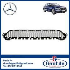 GRIGLIA INFERIORE CENTRALE PARAURTI ANTERIORE NERA MERCEDES CLASSE C W205 2014