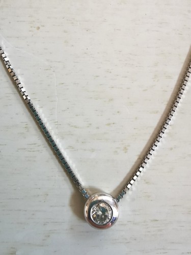 Collana punto luce diamante - punto,