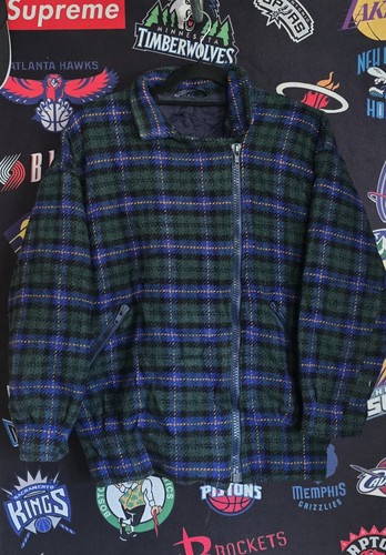Giacca lana quadri vintage - giacca,