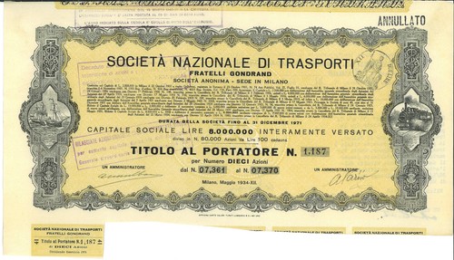 Azioni societa nazionale - 10.,