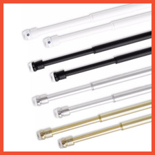 Aste Astine Bastone per Tenda Tendine Finestra Coppia da Vetro Senza Forare D