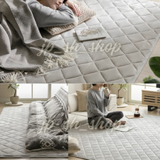 Tappeto tappetino Kotatsu 190x240 cm grigio nebbia OEKO-TEX adatto per tavolo Kotatsu 120x80 cm