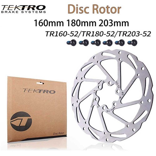 Tektro rotore bici 160 - rotore, 160/180/203