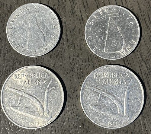 Monete italia 10 lire - italia, 5