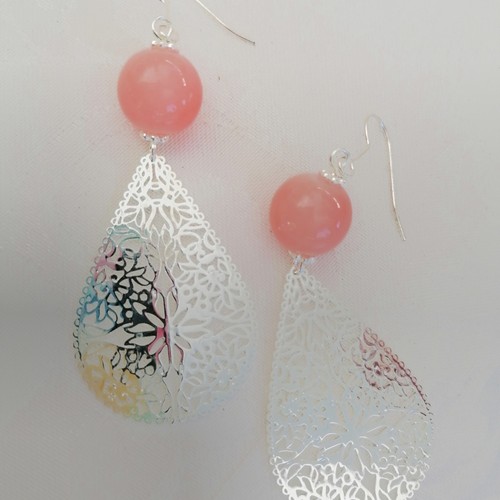 Orecchini argento 925 perla - orecchini,