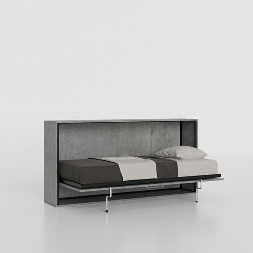 Letto grigio singolo - , 85x185cm