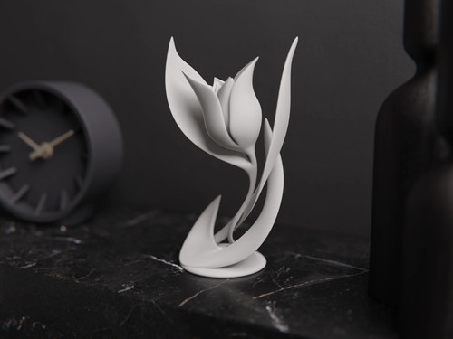 Scultura tulipano moderno - scultura,