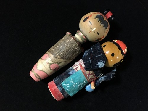 O0012 set bambole - bambole, kokeshi