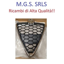 Griglia Scudo Anteriore per ALFA ROMEO GIULIETTA Nido d'ape Cromata lucida 10/19