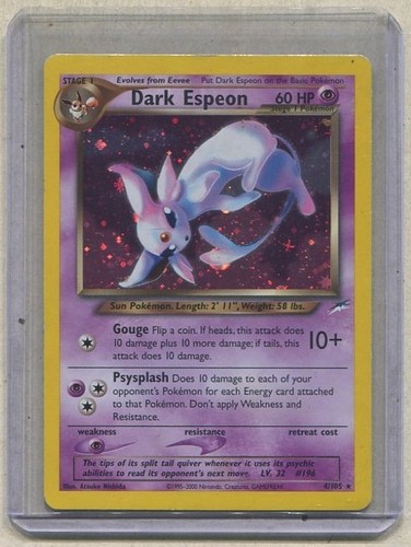 Dark espeon 2002 pokémon tcg - dark,
