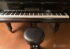 Pianoforte Nero A Coda Del 1900 Con Relativo Certificato
