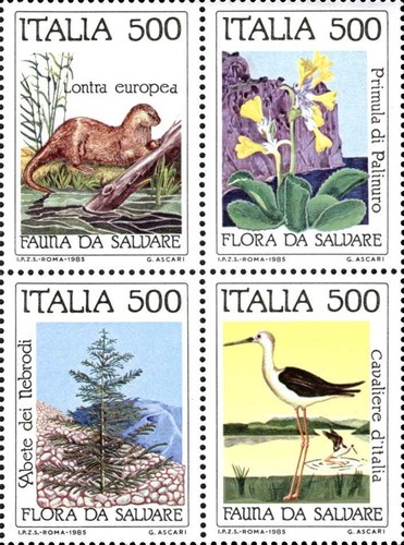 1985 italia natura flora - 1985, e