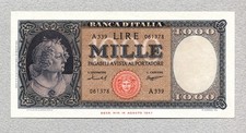 ITALIA 1000 Lire 1959 P88c UNC