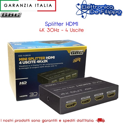 Splitter hdmi 30hz 4 - 30hz,