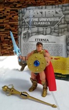 MOTU Classics - He-Ro 100% completo + Spy Monkey shield + Card + Mappa Eternia