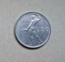1954 50 LIRE VULCANO
