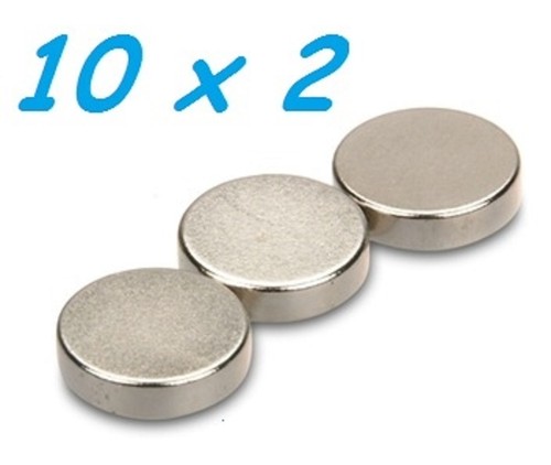 Magneti neodimio 10x2 mm - neodimio,