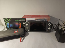 NINTENDO SWITCH LITE CONSOLE- GRIGIA + CARICATORE +CUSTODIA+SCHERMO PROTETTIVO