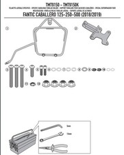 GIVI Telaio per borsa laterale SX MT501S per Fantic Caballero Scrambler 2018-23