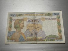 Banconota 500 franchi - 500, francesi